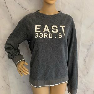 Under Armour Grey Pullover Sweatshirt Size Large